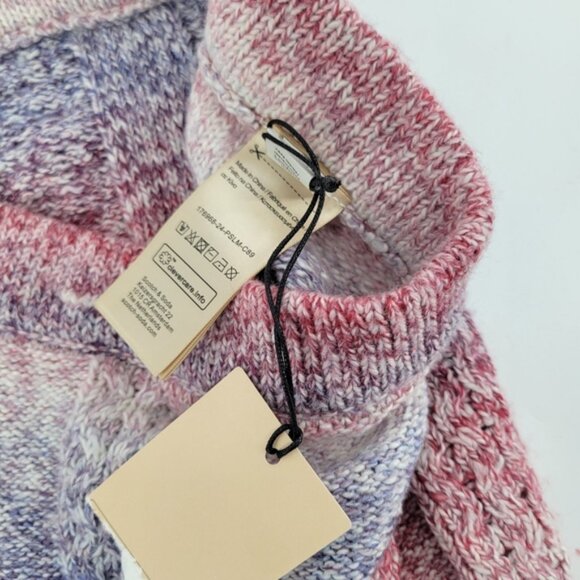 Scotch  Soda Space-Dyed Knitted Skirt  Multicolor Knit Fringe Skirt Size Small - Picture 11 of 11